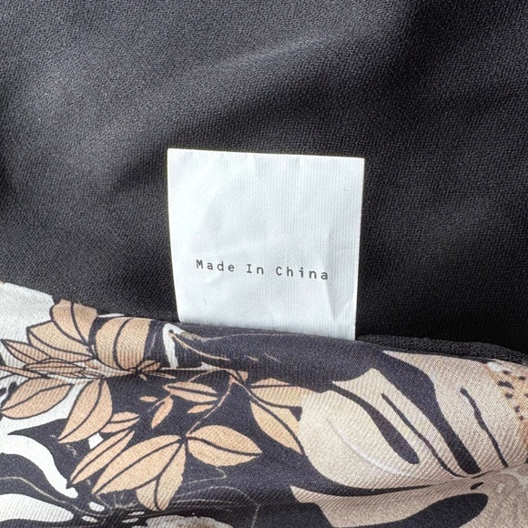 New! | L’AGENCE | Gabriella Tank | Tonal Black Panther Jungle | XS/T - Picture 7 of 7